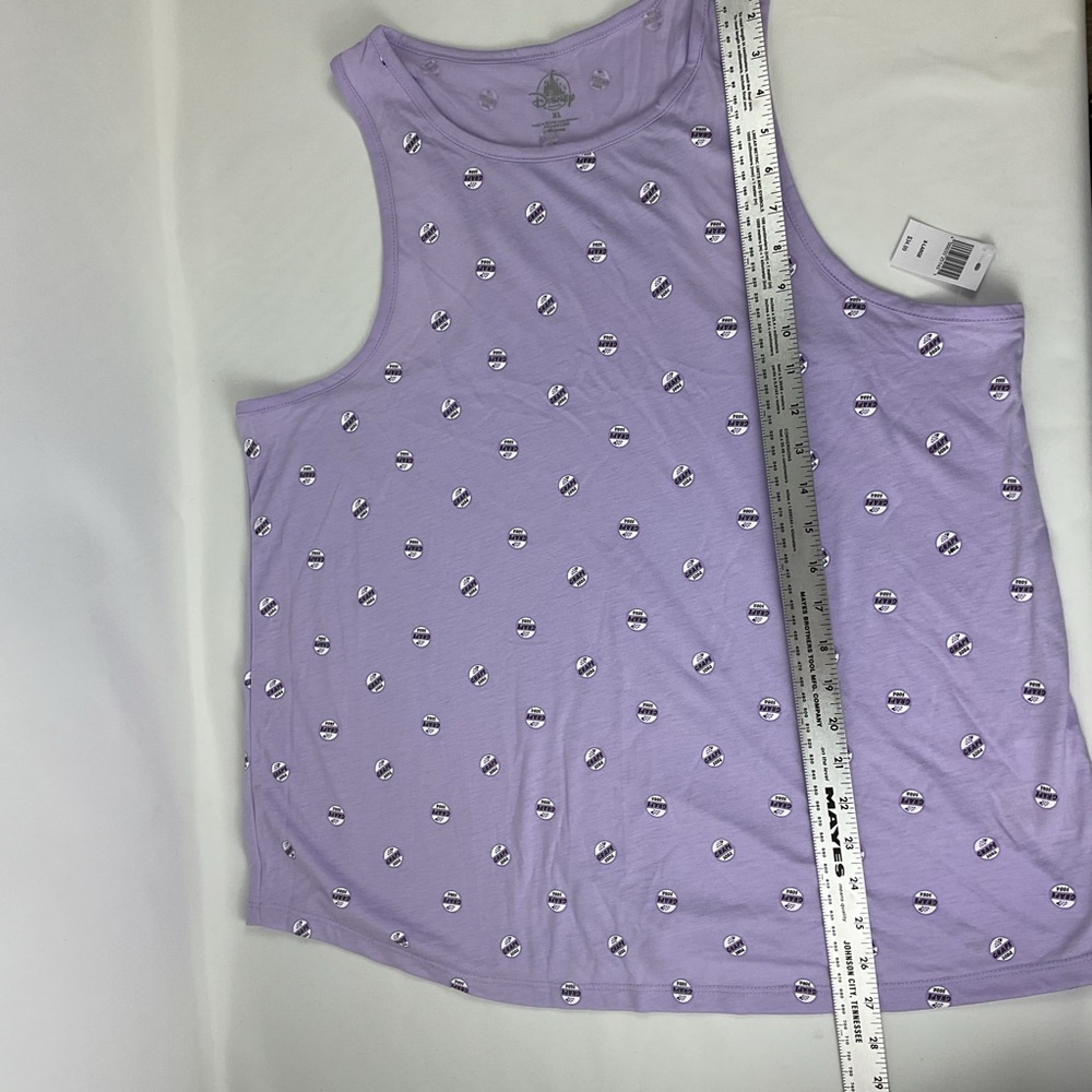 Disney Purple Tank Top with Mickey Mouse Print - Picture 3 of 5